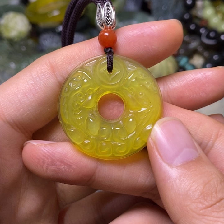 岫玉未镶嵌岫玉挂件