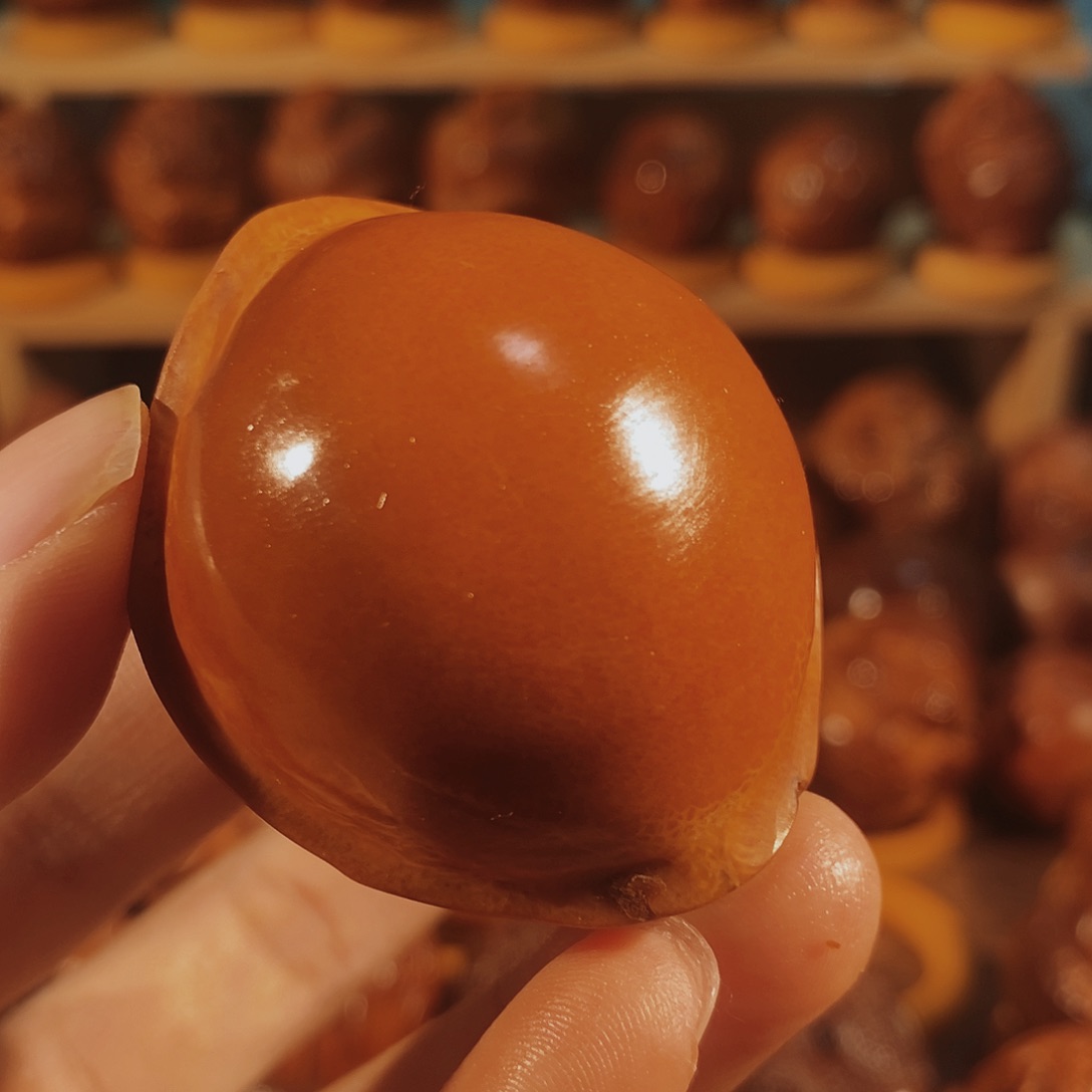 橄榄核把件狼元宝富甲