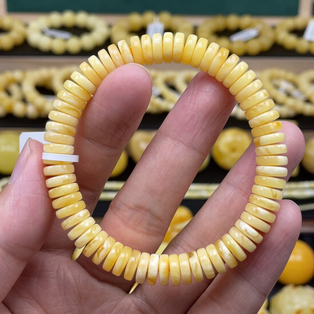 琥珀裸石未镶嵌琥珀蜜蜡