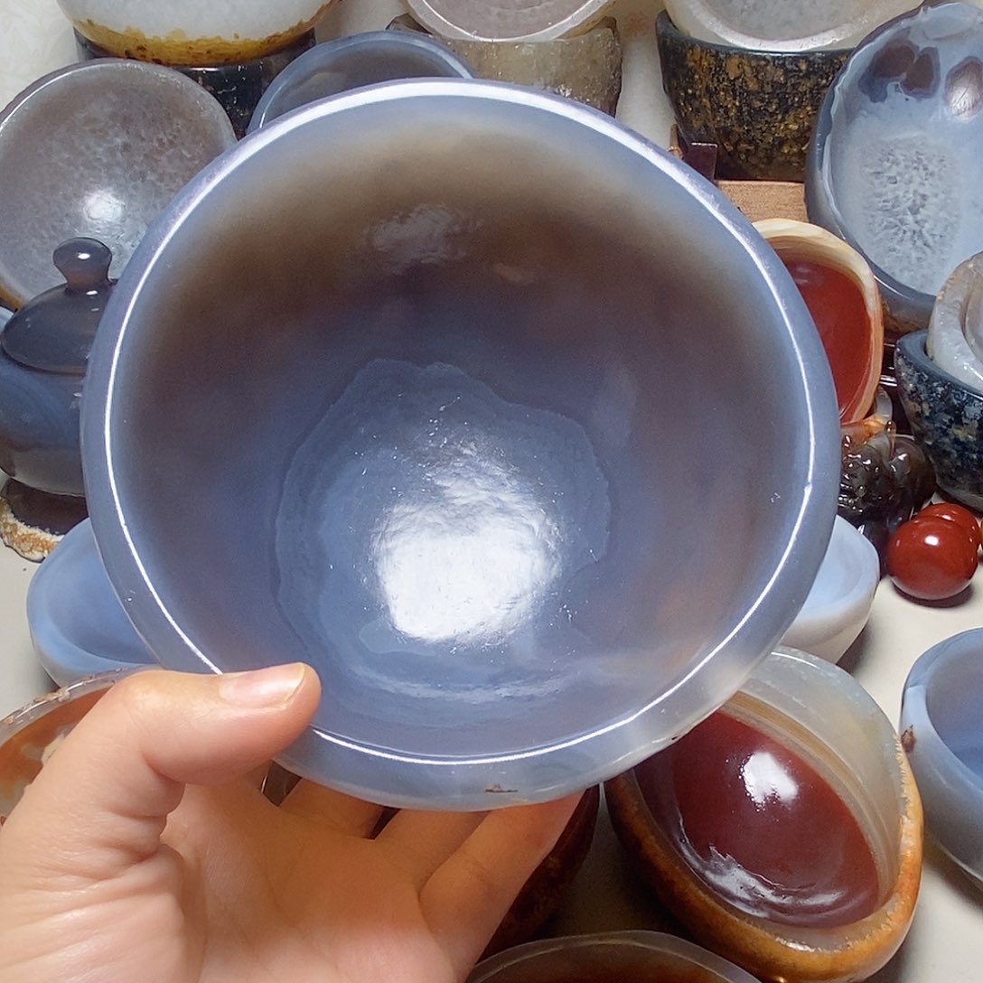 漓***影玛瑙/玉髓未镶嵌，