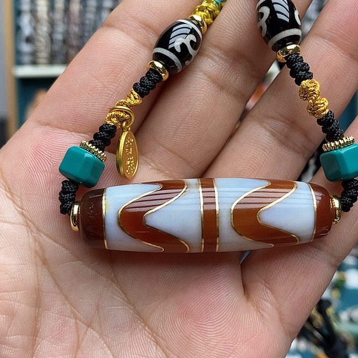 玛瑙/玉髓颈饰合金