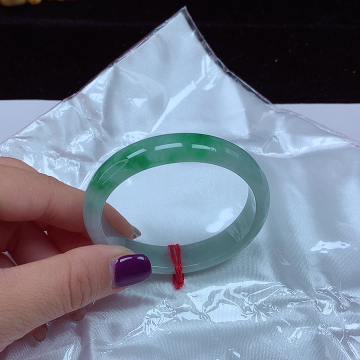 未镶嵌手镯翡翠圈口54