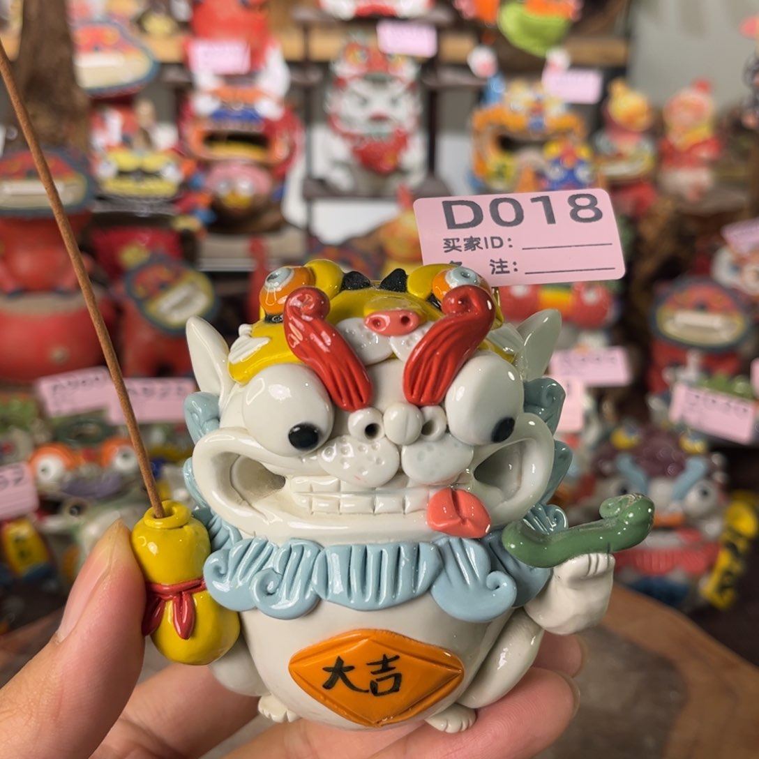 泥塑纯手工茶宠摆件