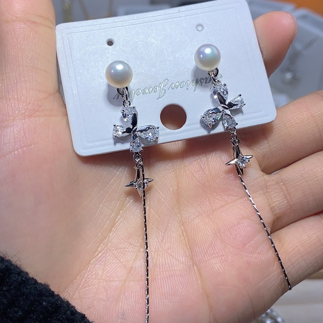 未镶嵌淡水珍珠耳饰