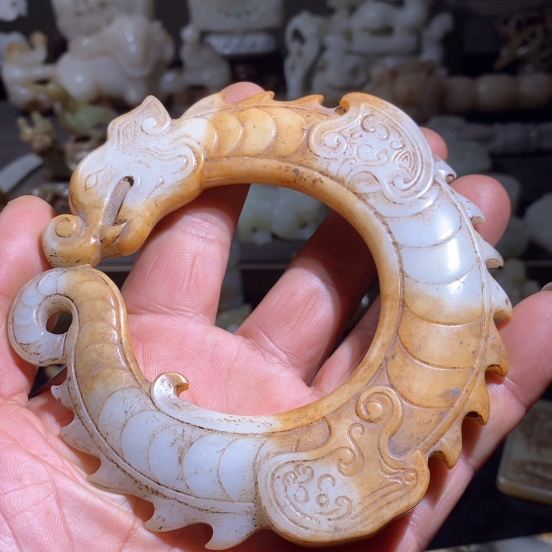 和田玉（糖玉）颈饰未镶嵌