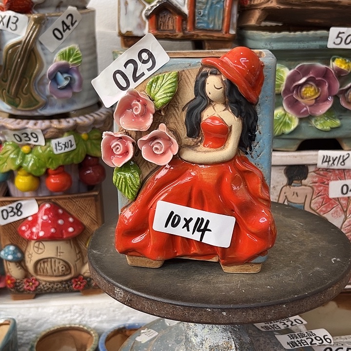 粗陶材质多肉花盆