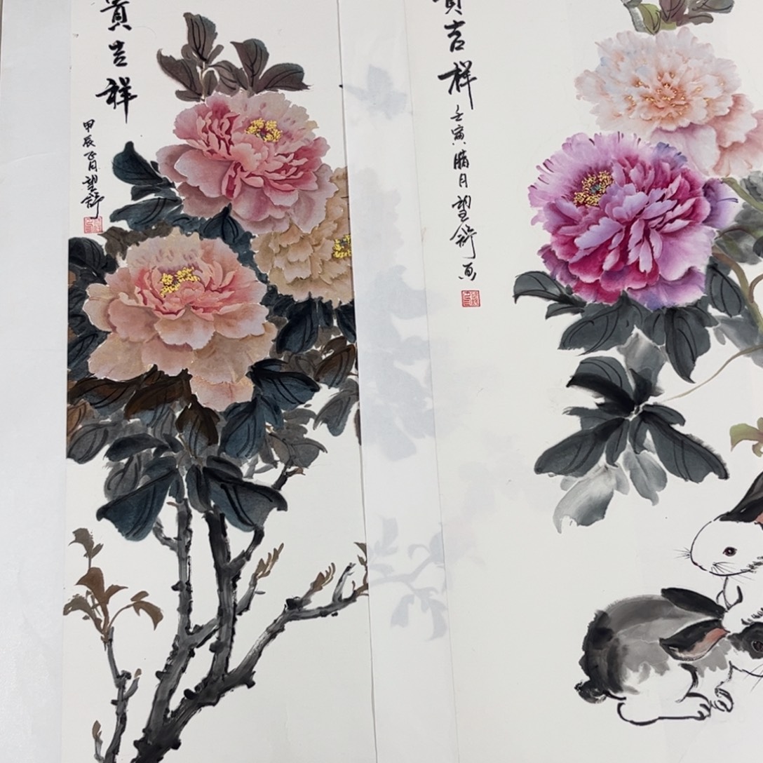 梵***思国画望舒老师三尺花鸟旭2