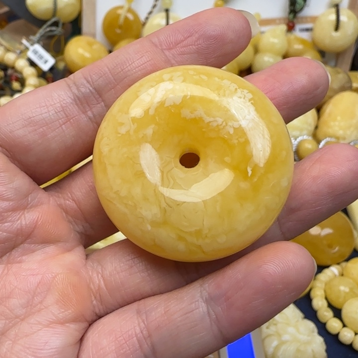 蜜蜡未镶嵌颈饰天然蜜蜡