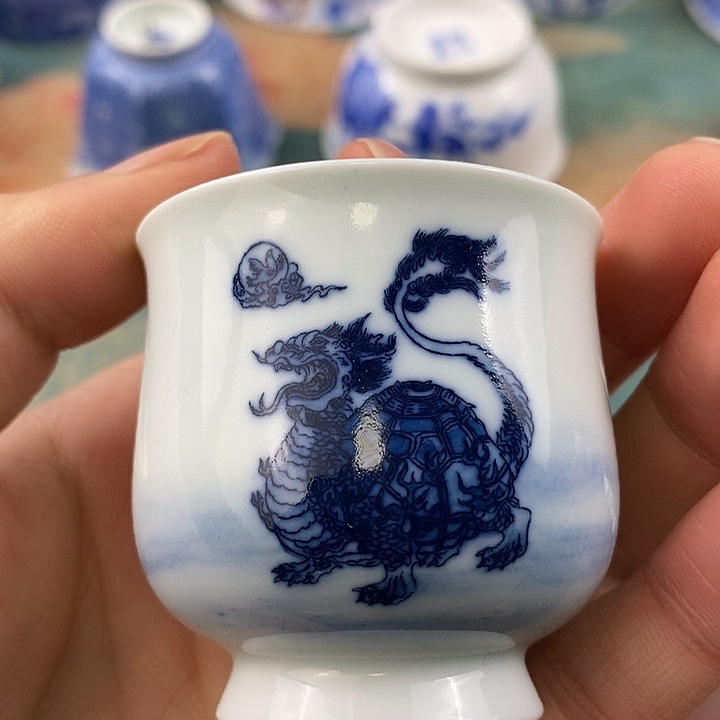 杯现代景德镇全手工全手绘茶具168888