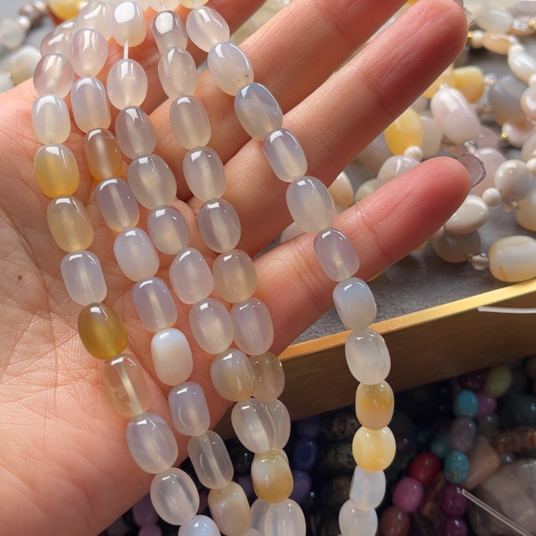 石英质玉珠宝奇石未镶嵌6*8