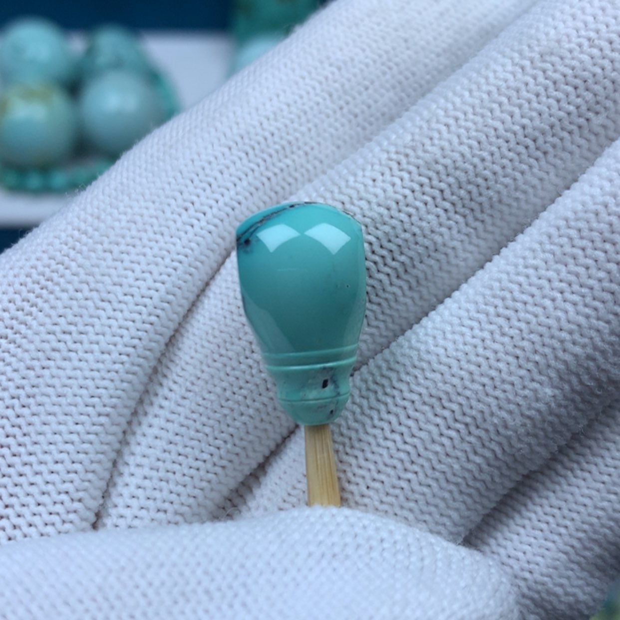 【闪购商品】绿松石珠宝奇石未镶嵌高***寒