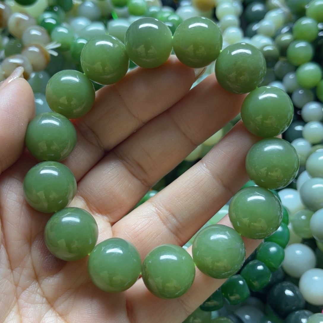 和田玉手链未镶嵌