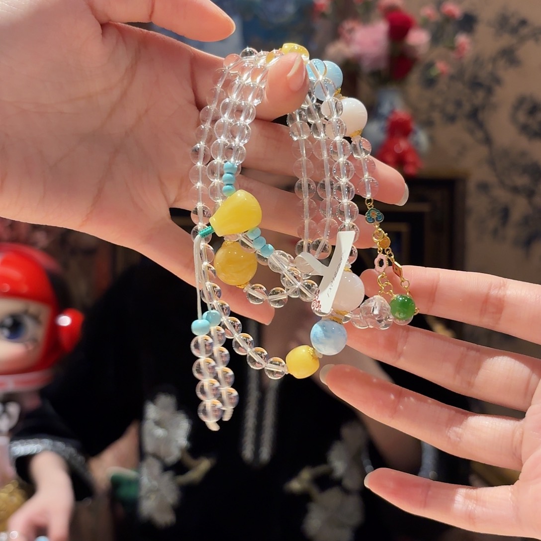 水晶手串未镶嵌颈饰