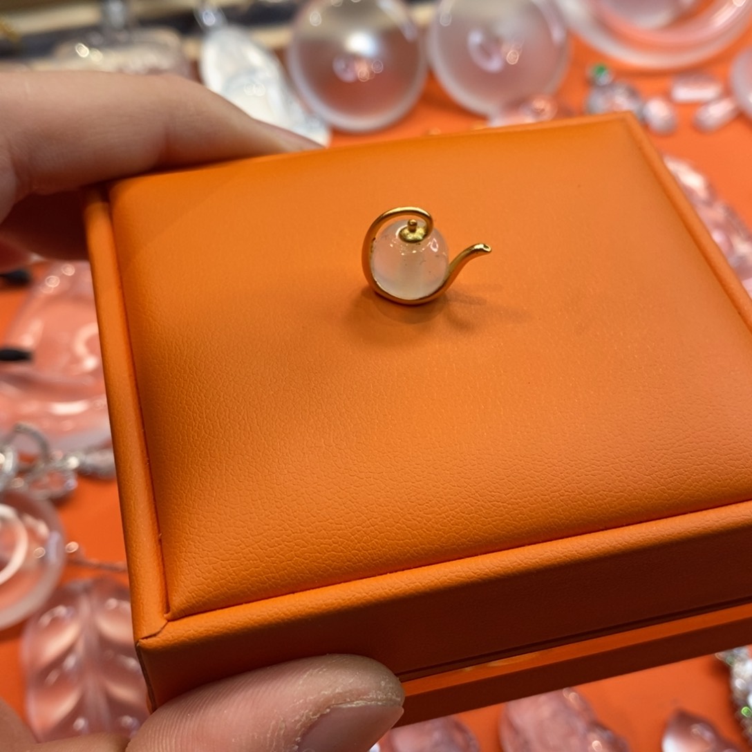 石英质玉吊坠银S925镶嵌