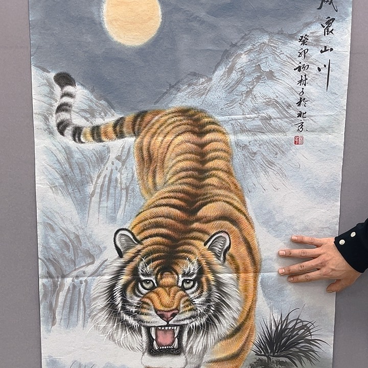 国画纯手绘字画宣纸