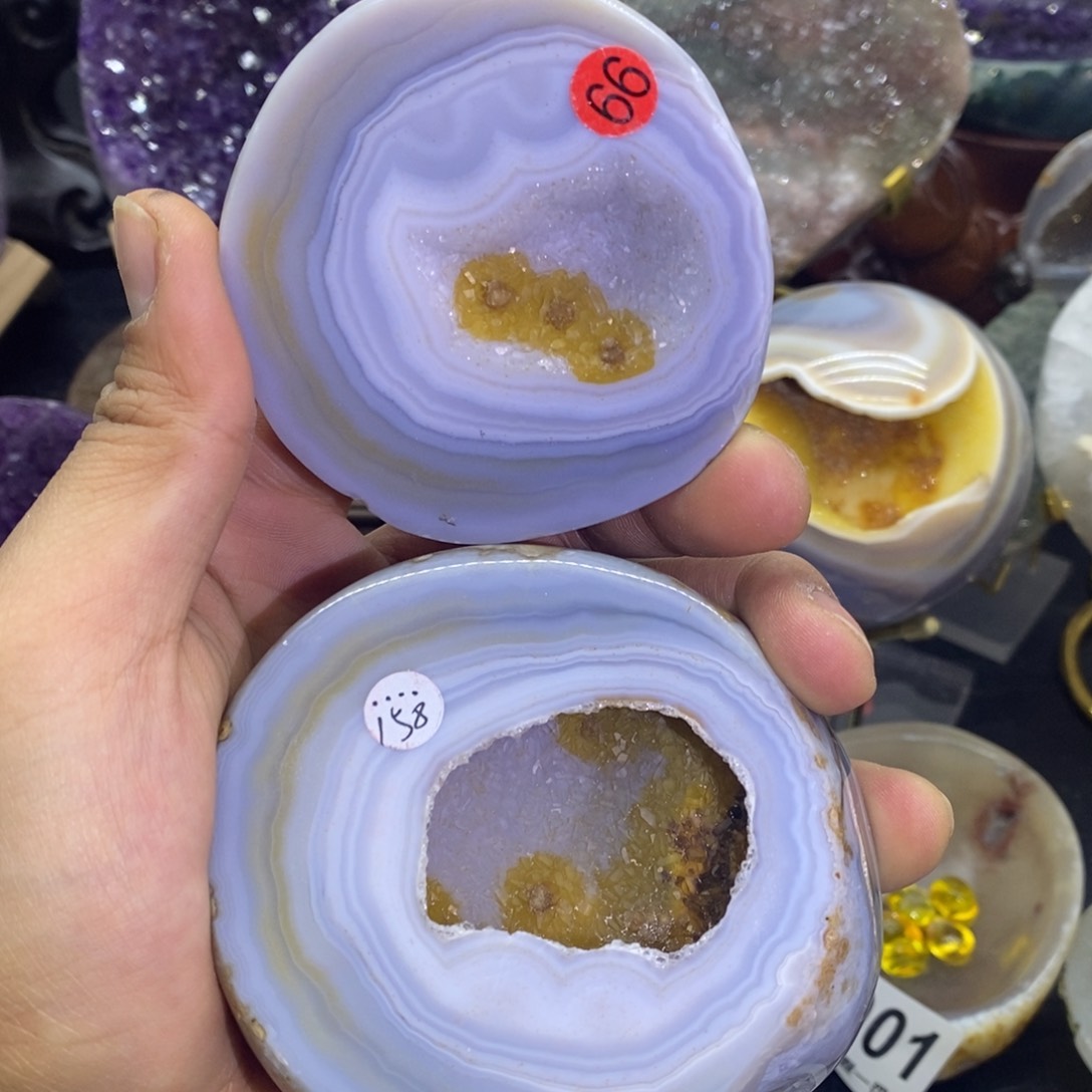 玛瑙/玉髓聚宝盆未镶嵌