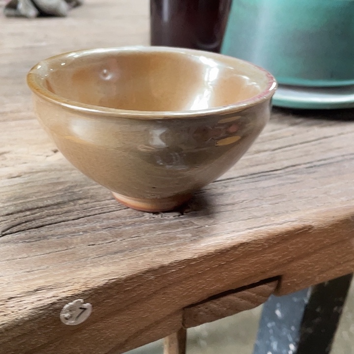 我***.浪鬼家釉绘柴烧 杯