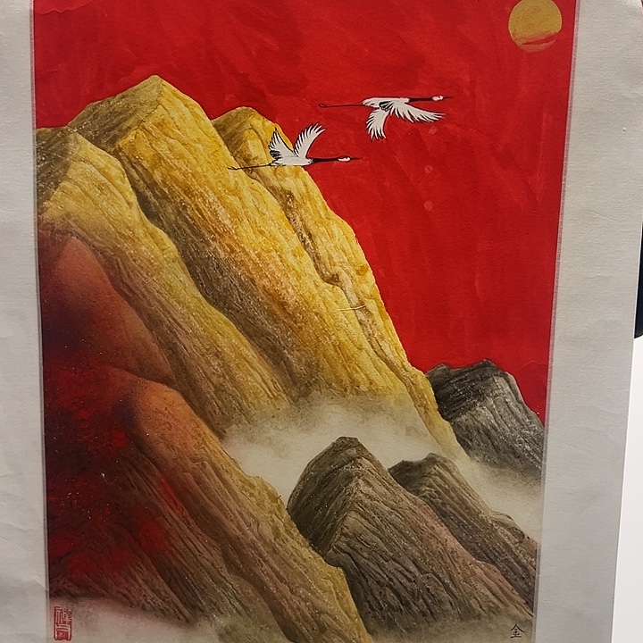 国画收藏家之心不变啊笑得我