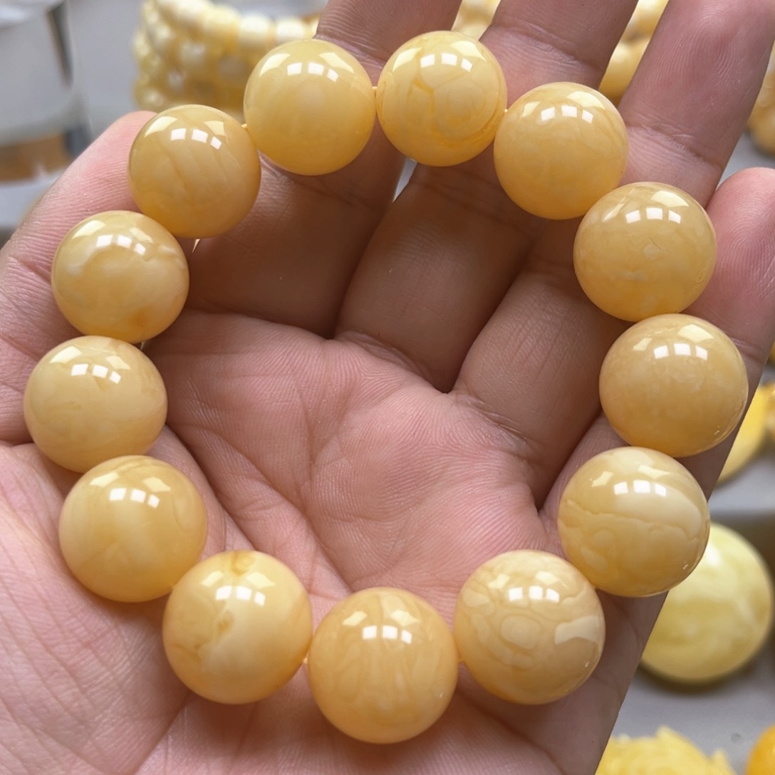 琥珀手链未镶嵌手串