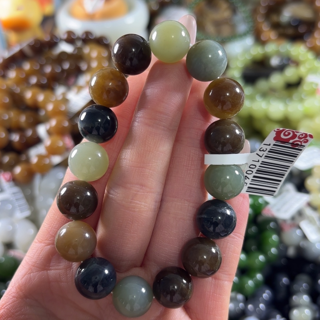 和田玉未镶嵌手串58