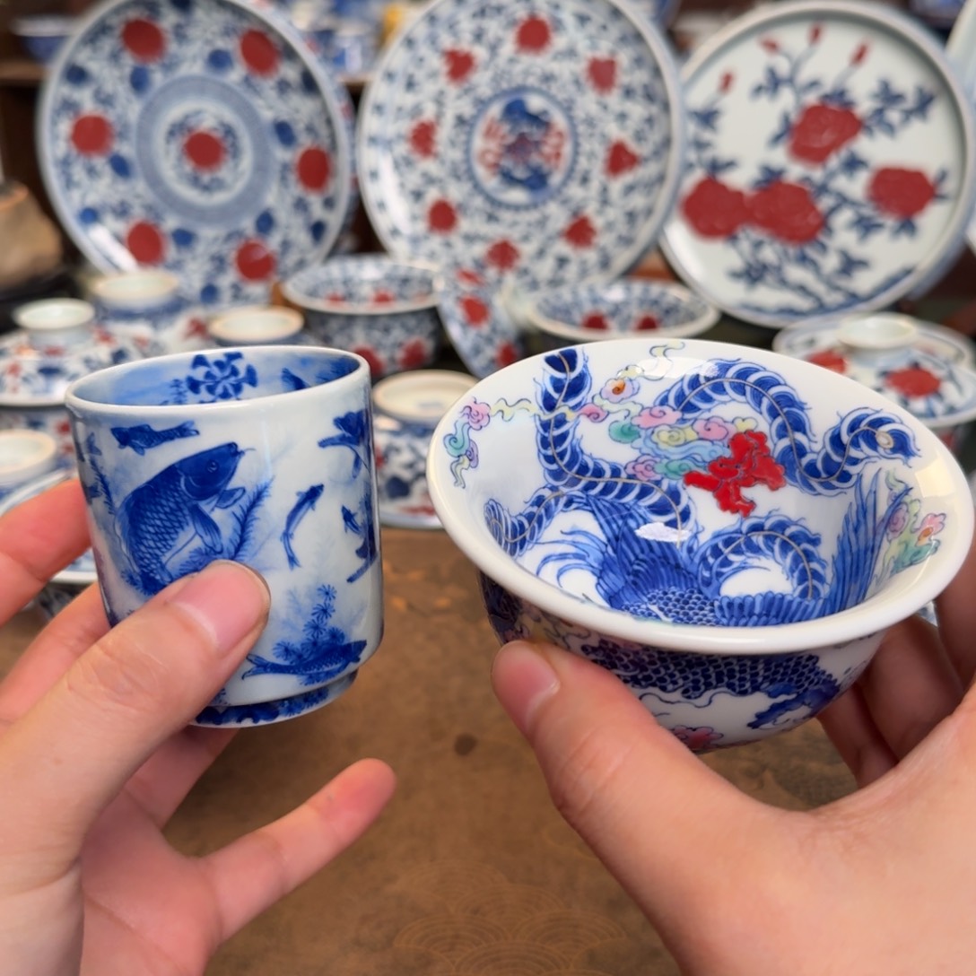 无****纯手工手绘陶瓷茶具