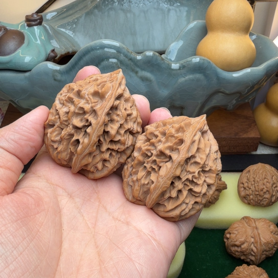 .***.核桃文玩核桃吊坠招财鼠42-