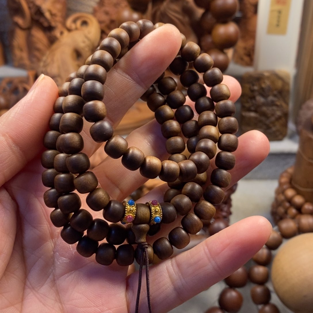 檀香木手串/手链用****5老山檀奶香味6*7