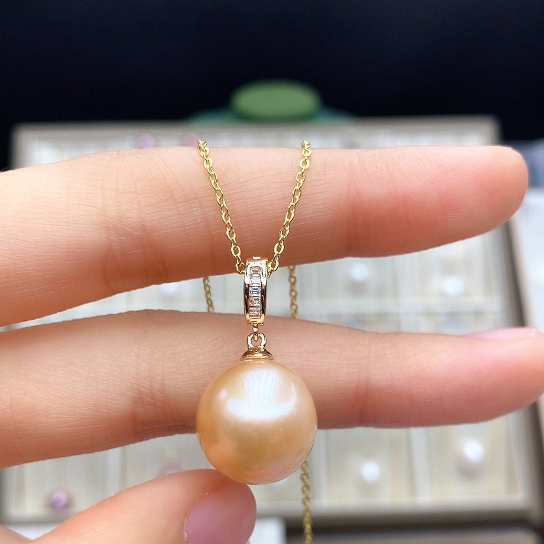 淡水珍珠颈饰合金