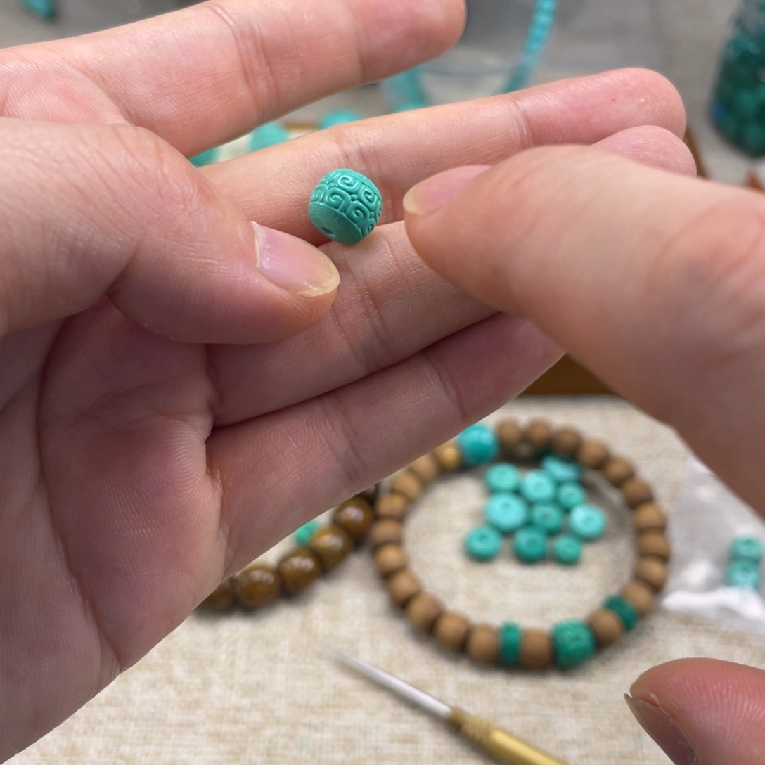 原生态湖北矿小配饰，直径9