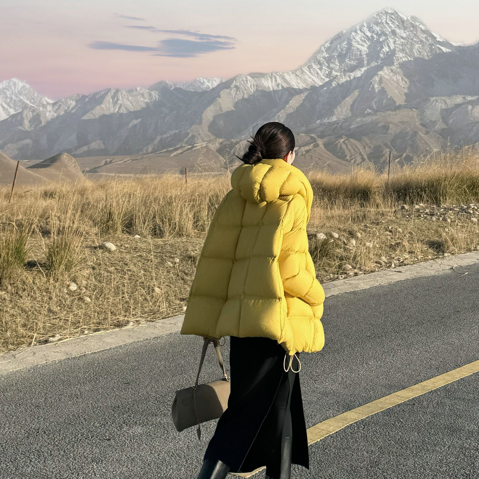 【金龟子】2025新款95绒加厚连帽中长款羽绒服极寒保暖系列外套