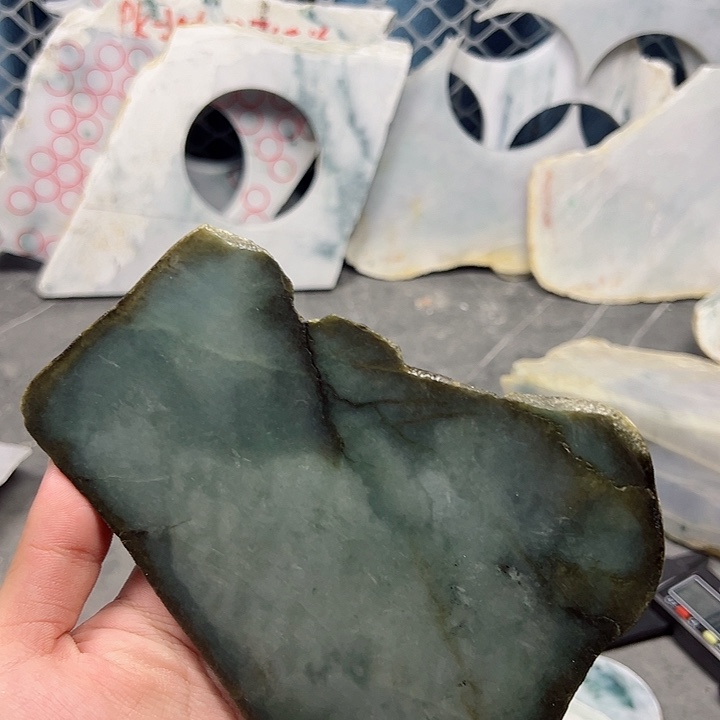 特***林翡翠未镶嵌颈饰纯天然缅甸翡翠