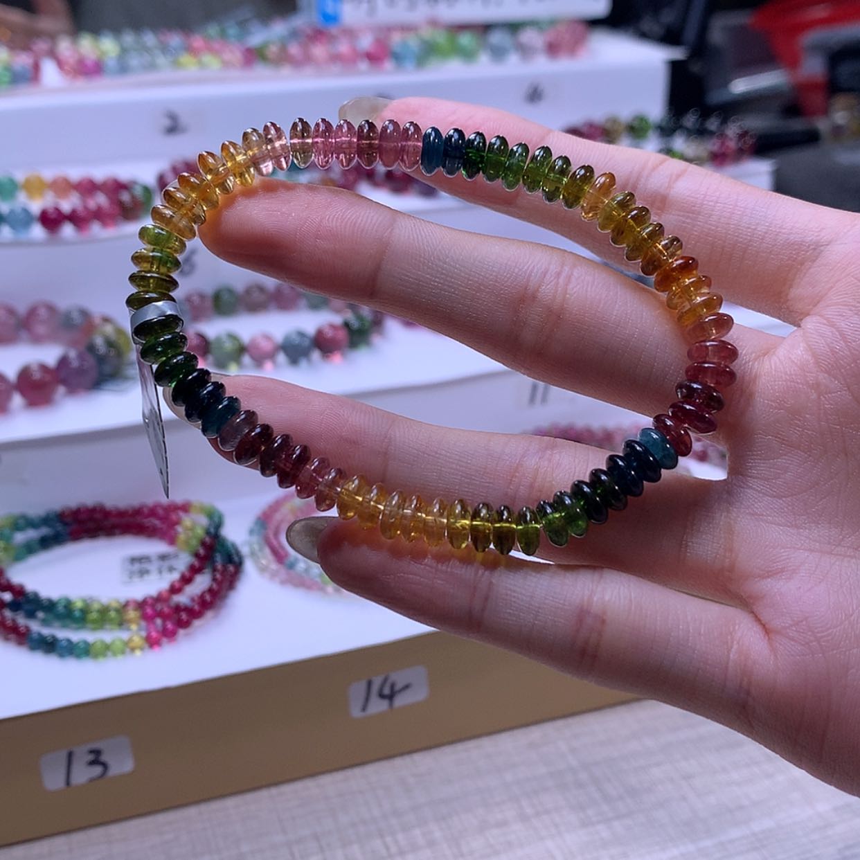 【闪购商品】碧玺手链未镶嵌碧玺