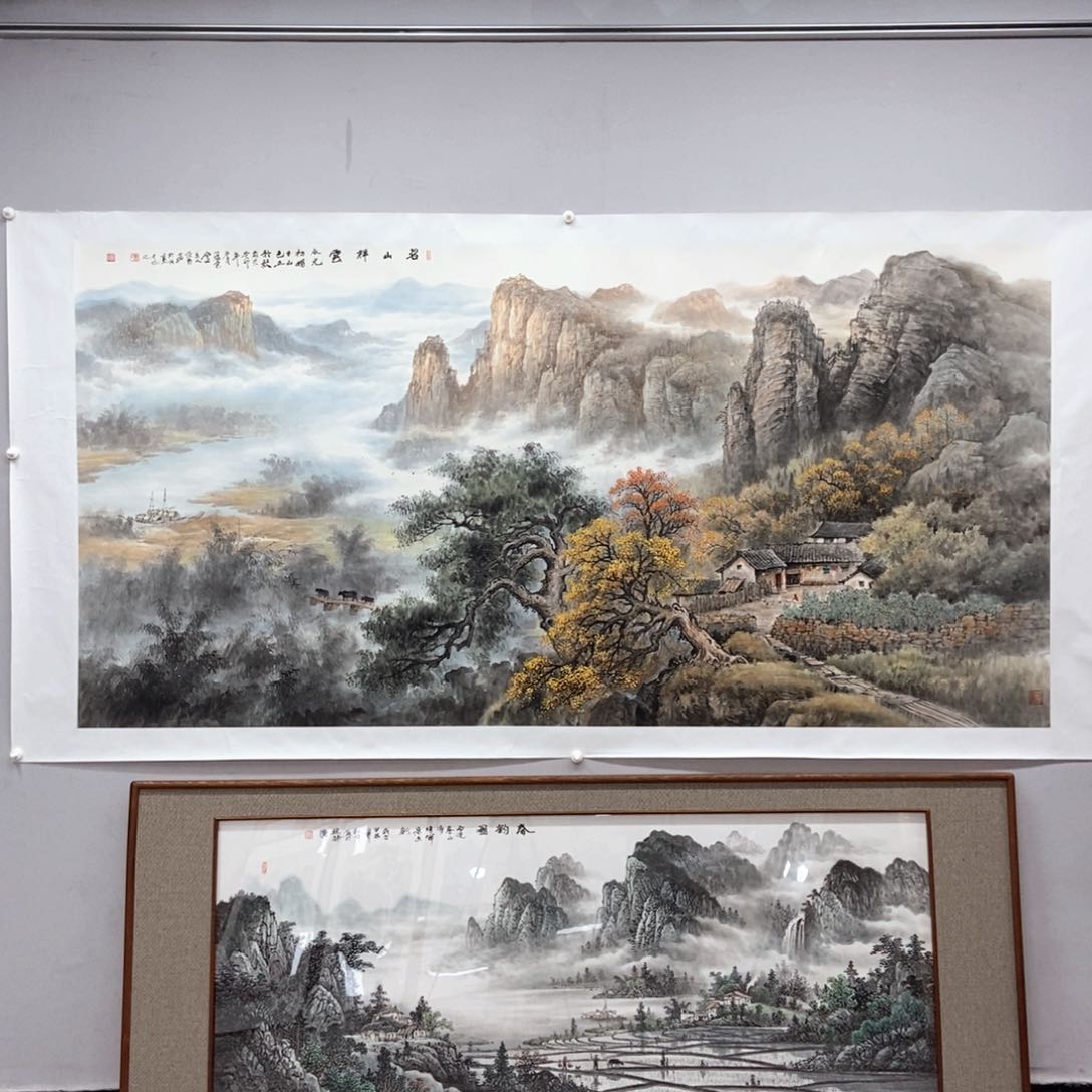 国画官*岘周顺良小八尺精品佳作