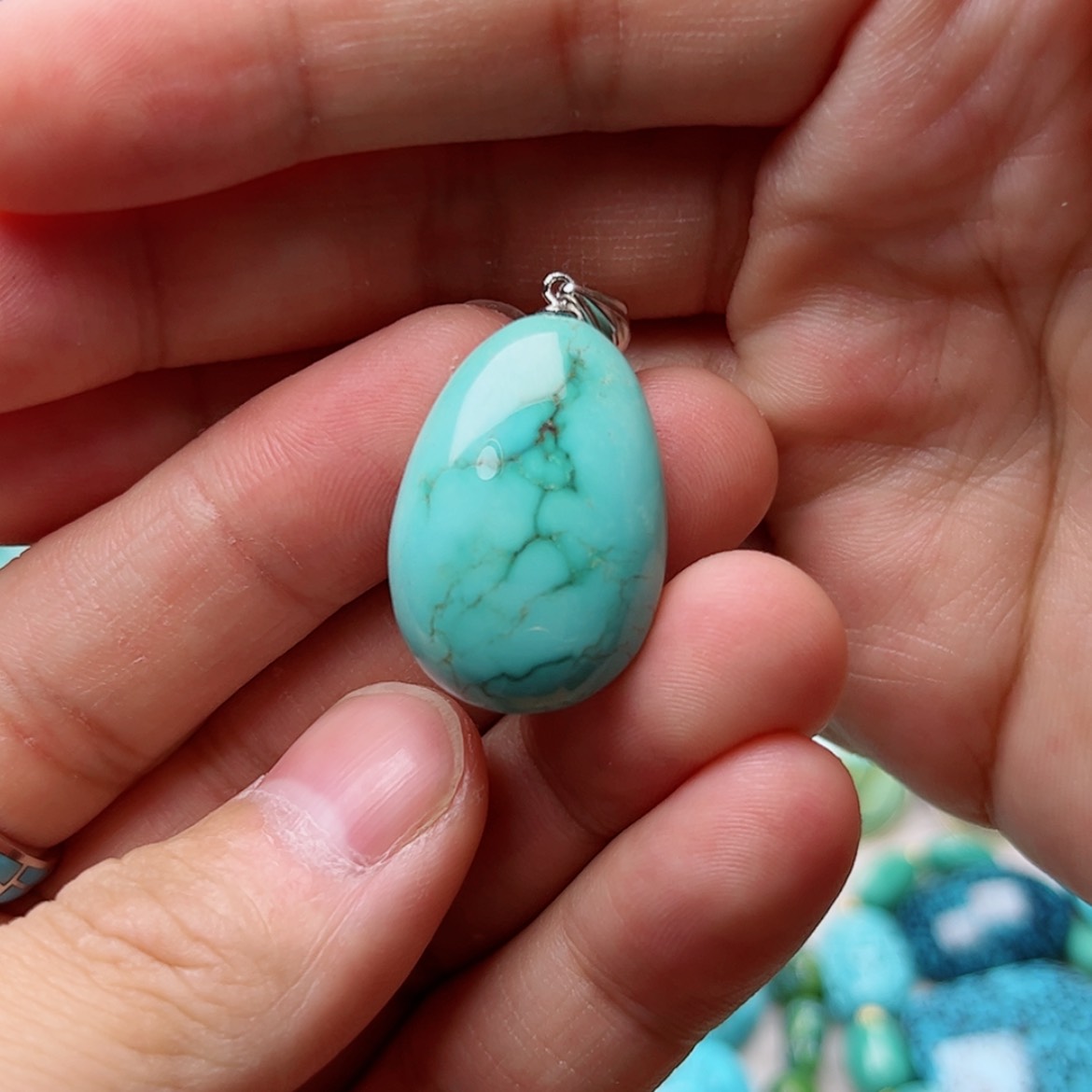 【闪购商品】绿松石珠宝奇石未镶嵌1****默