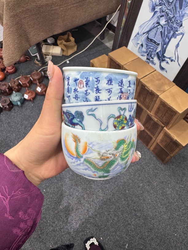 紫砂茶壶紫砂茶杯一个（随）