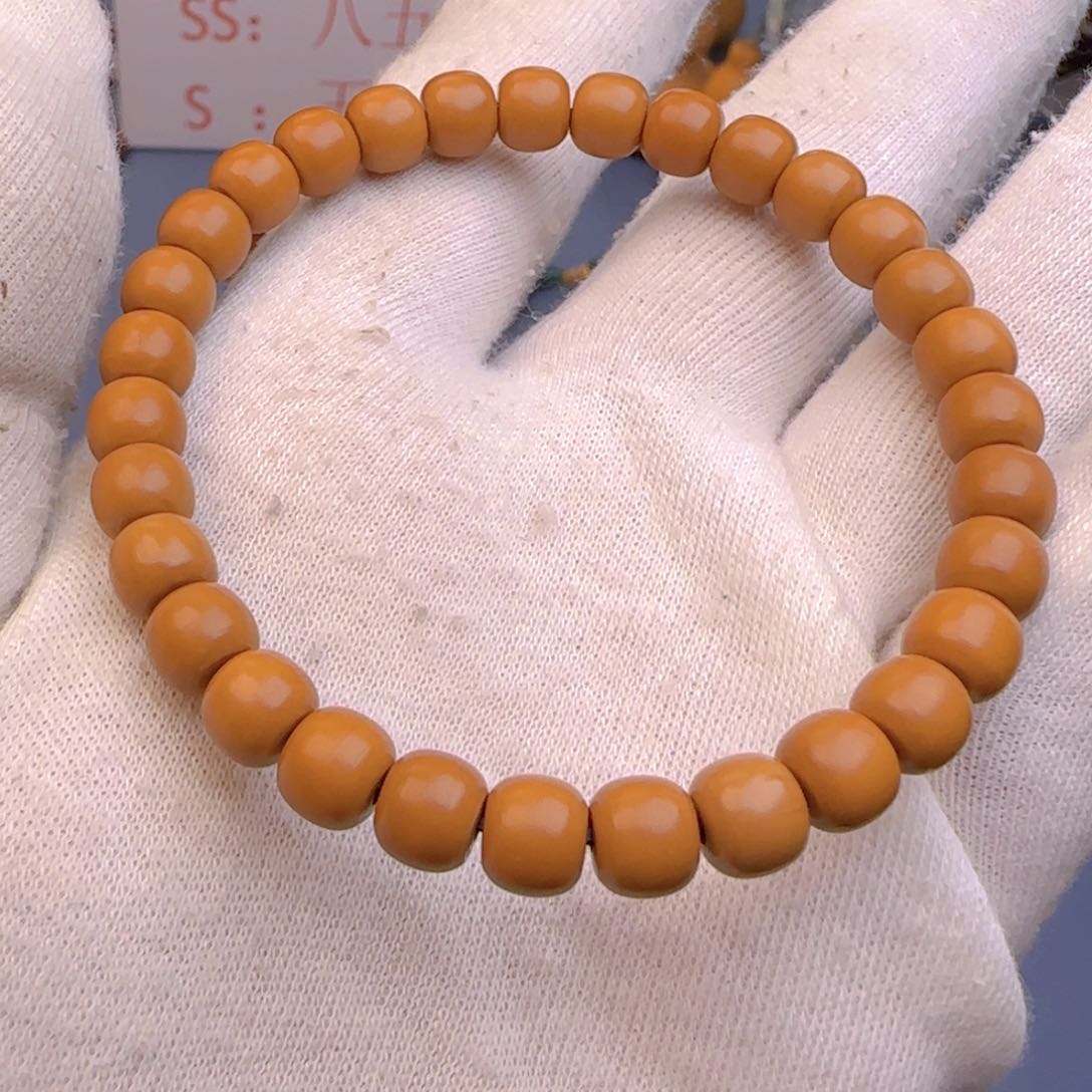 橄榄核手串核尖极限弧尺寸7.4ss