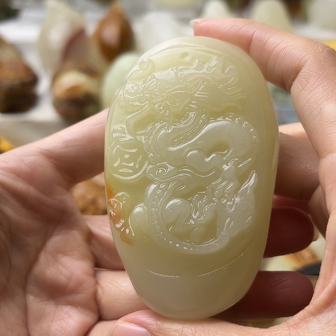 石材古青石不退换龙微瑕