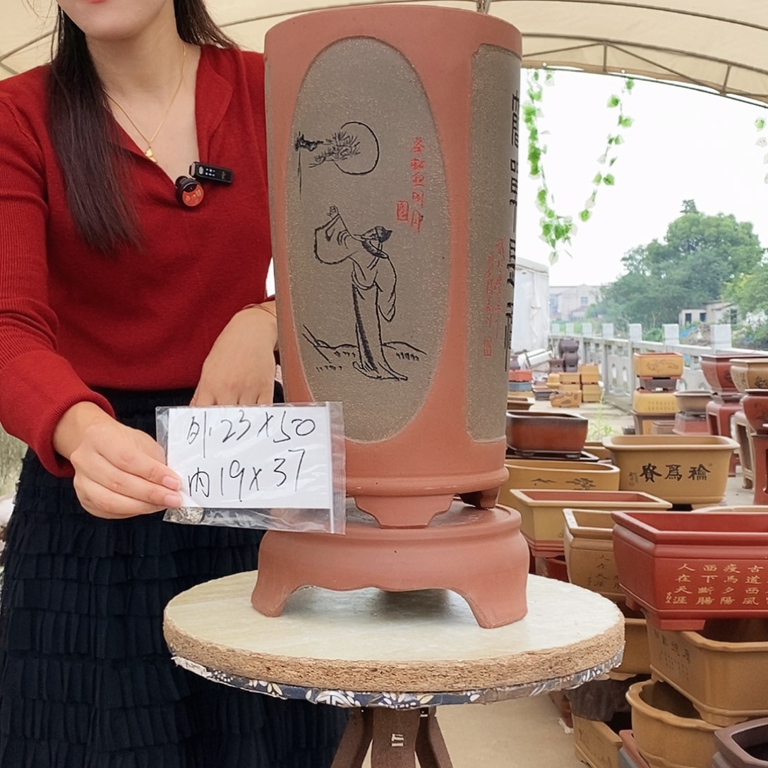 紫砂花盆紫砂花盆