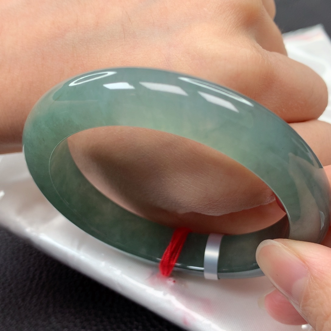 【闪购商品】翡翠手镯未镶嵌48号正圈19