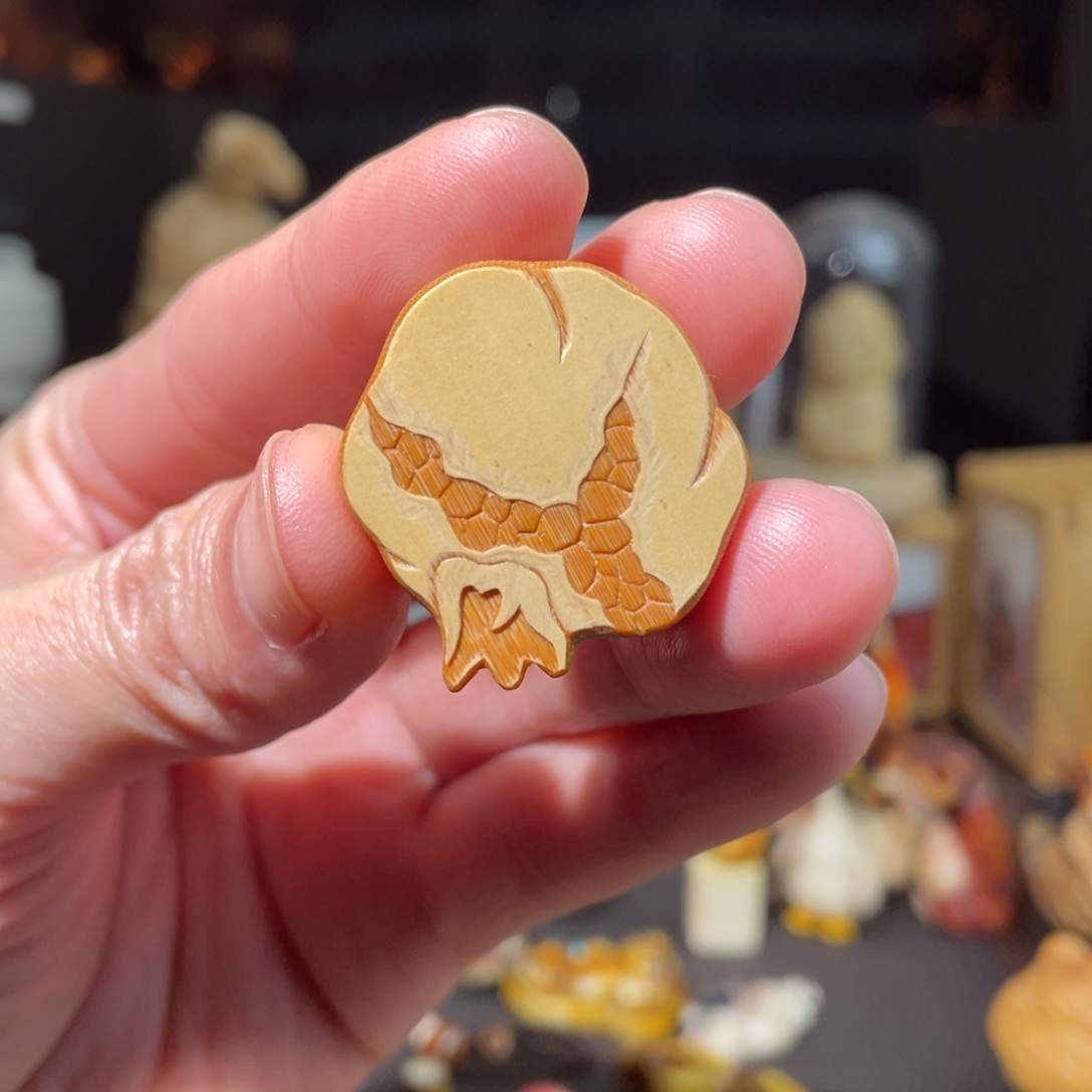 木方颜竹木艺术把件