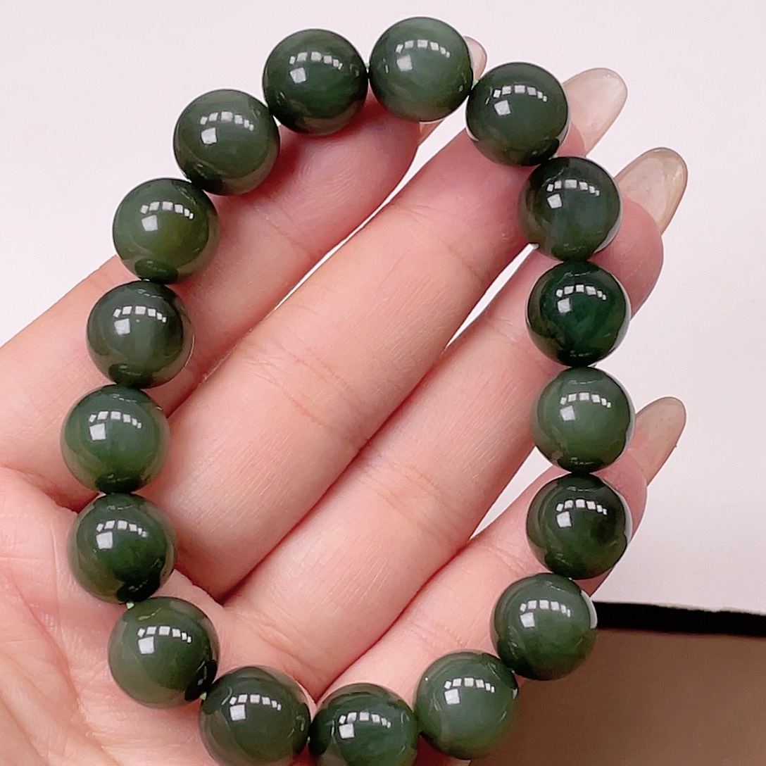 未镶嵌和田玉手链12全猫