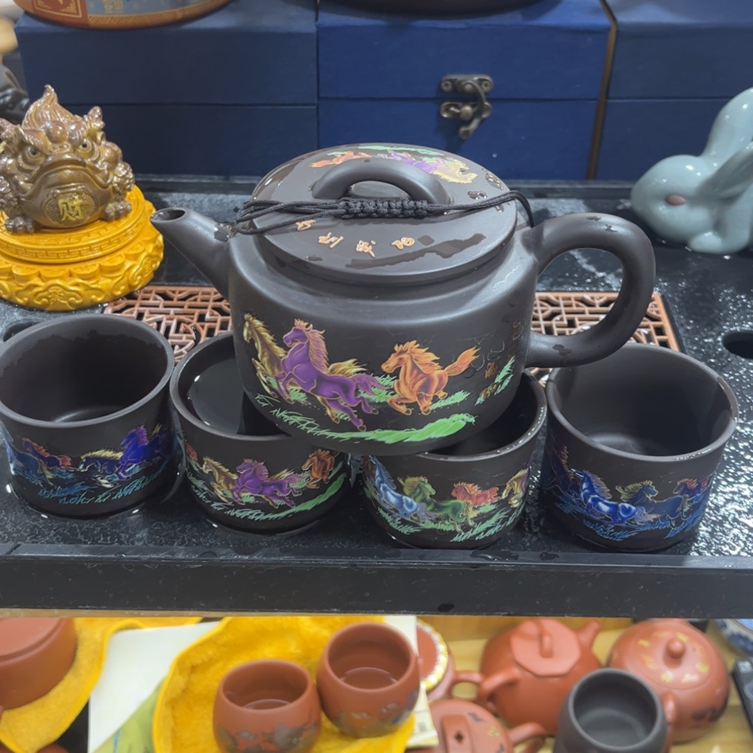 茶杯紫砂紫砂壶一壶4杯