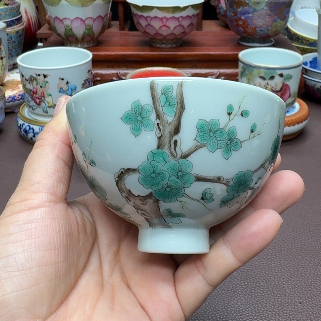 瓷片景德镇仿古手工制作精品展示