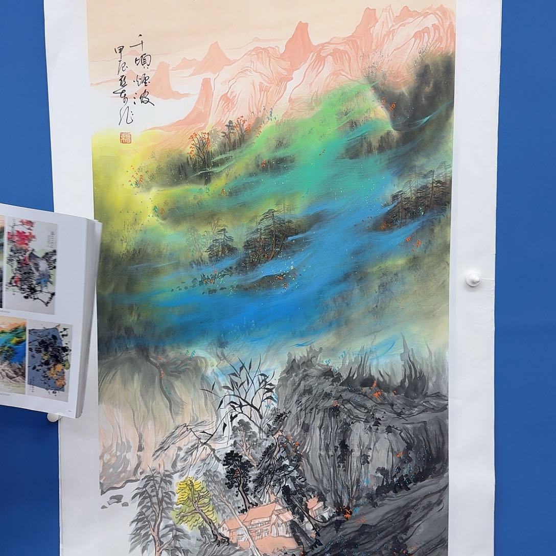 国画多次参加国内外大型