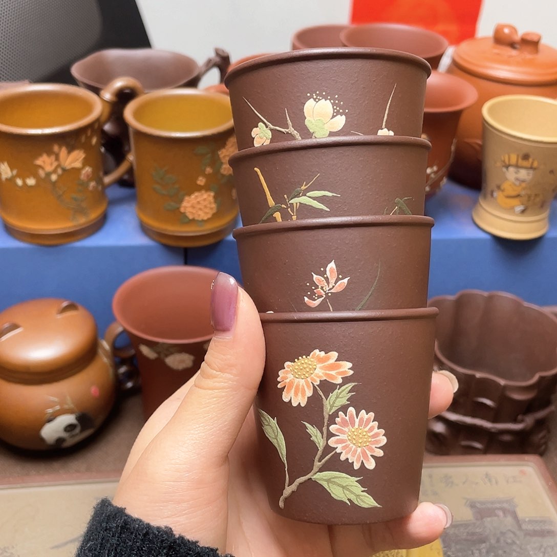 紫砂茶杯紫砂主人杯