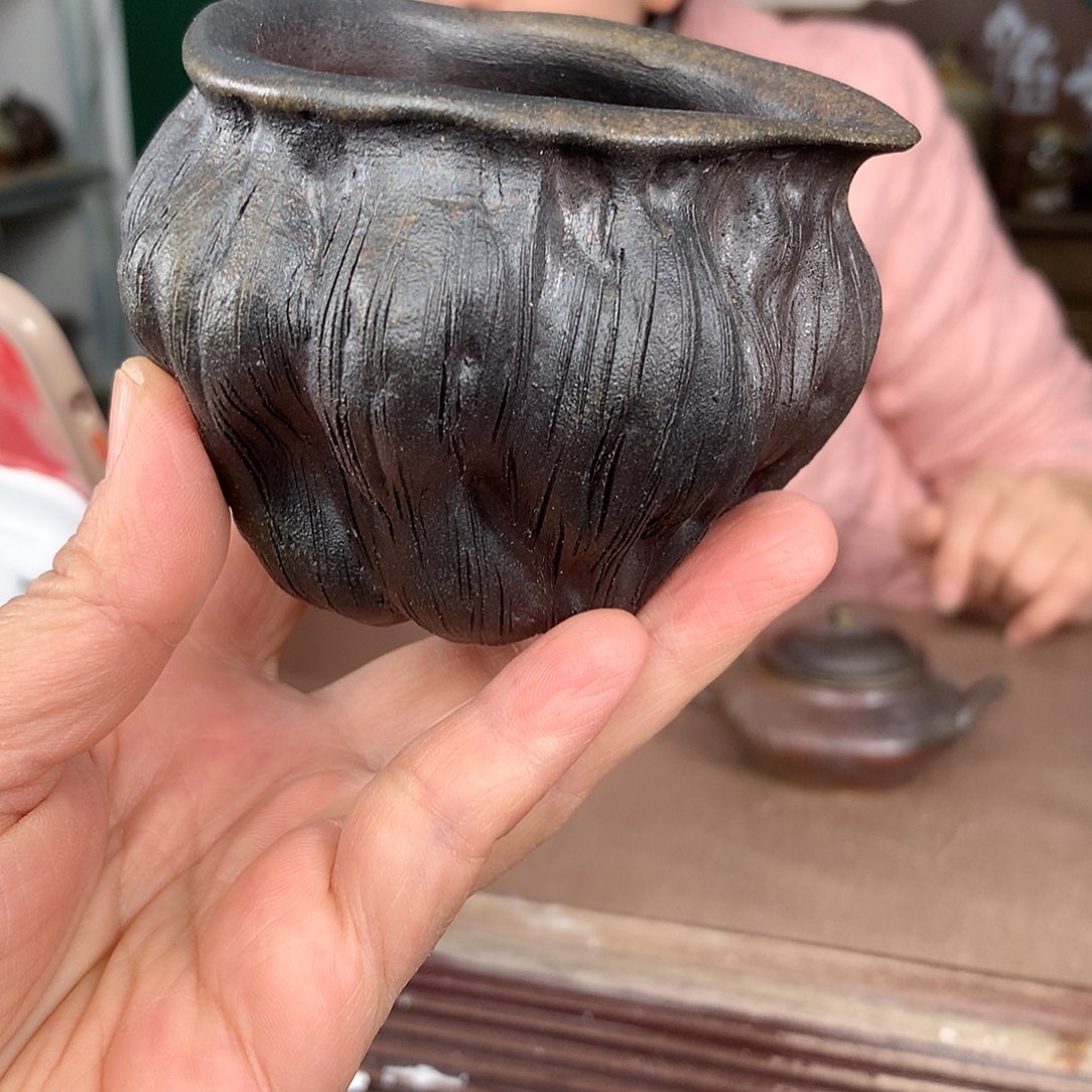 紫砂茶壶纯自然柴烧