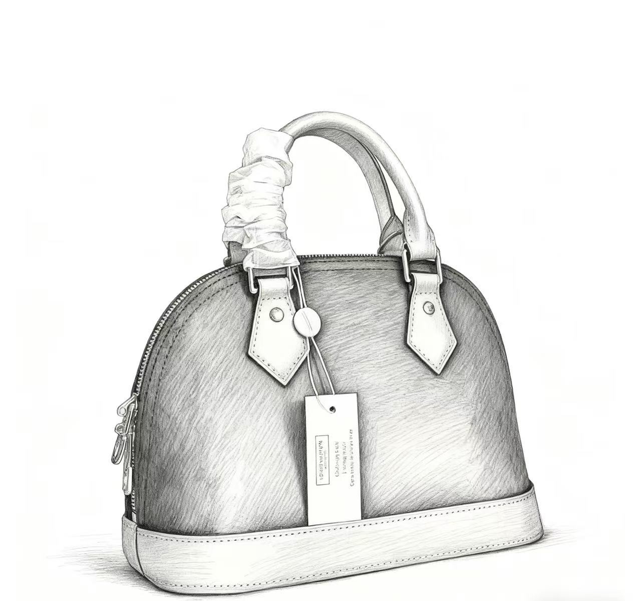 A114 大贝壳老花款 24cm【到货带原标【带内标带礼盒】单肩包