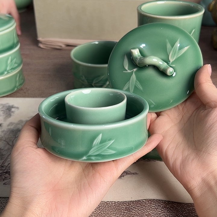 小米茶器龙泉青瓷