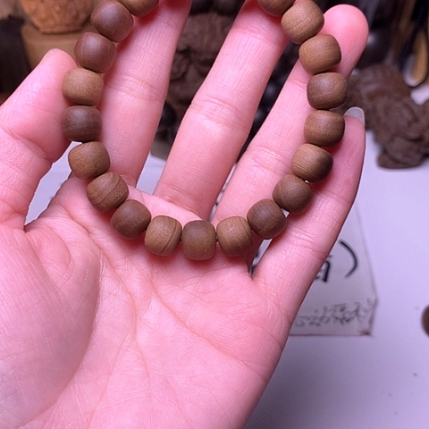 檀香木手串/手链美****)檀香黑肉1.0老型单圈