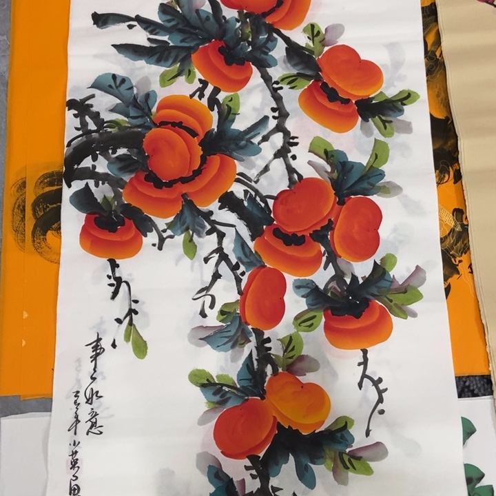 枕书斋画廊的直播间